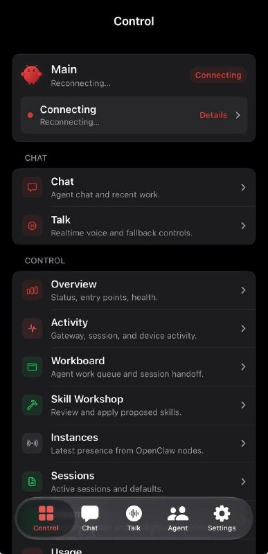 龙虾 openclaw 发布了手机端