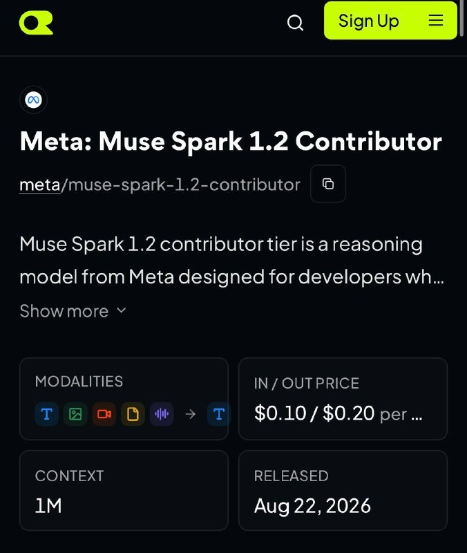 openrouter 也有 muse-spark-1.2-contributor 了